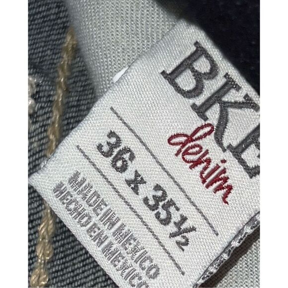 Dark Wash BKE Harper Bootcut Jeans Size 36 XL 36x35 #85 - Picture 4 of 6